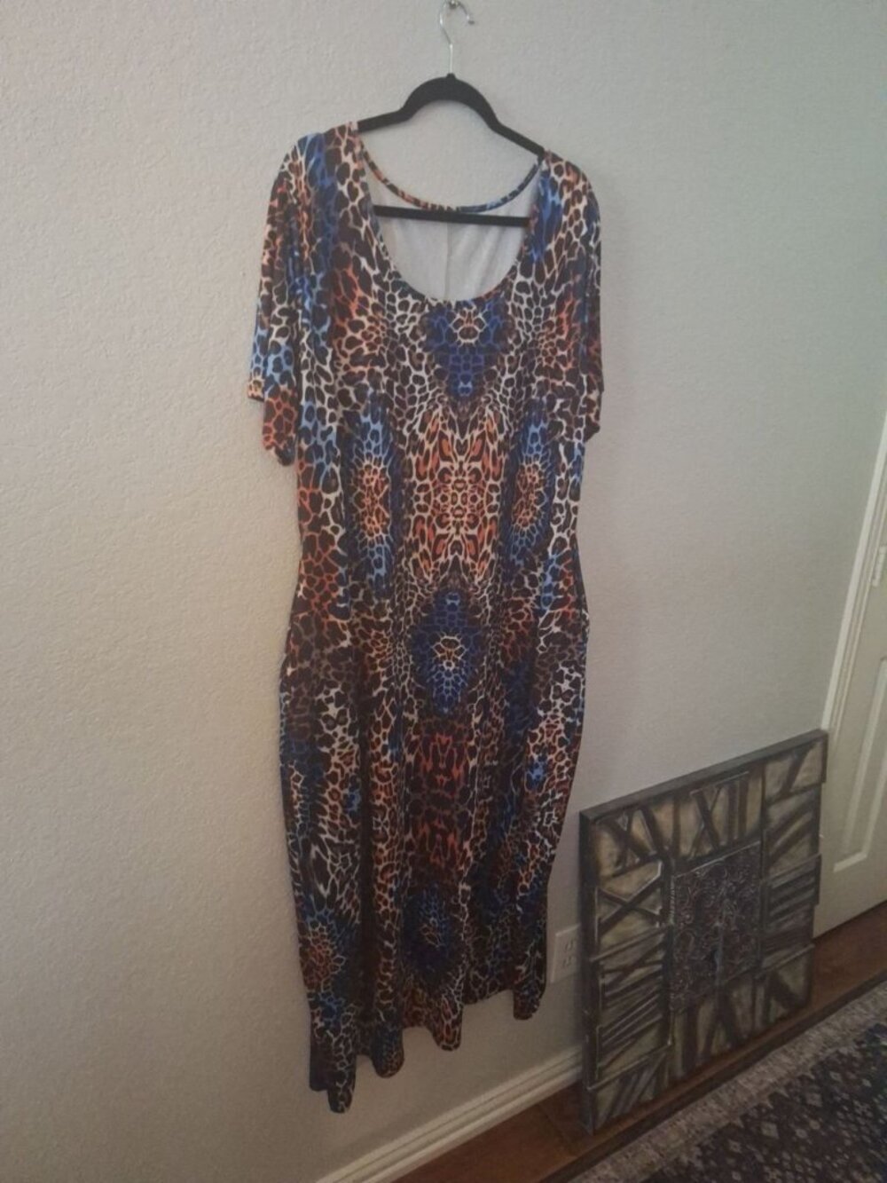 Multi-Color Animal Print Maxi Dress